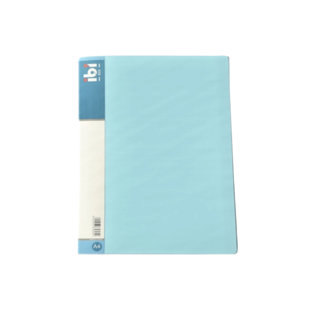 CARPETA A4 20 FOLIOS CELESTE PASTEL