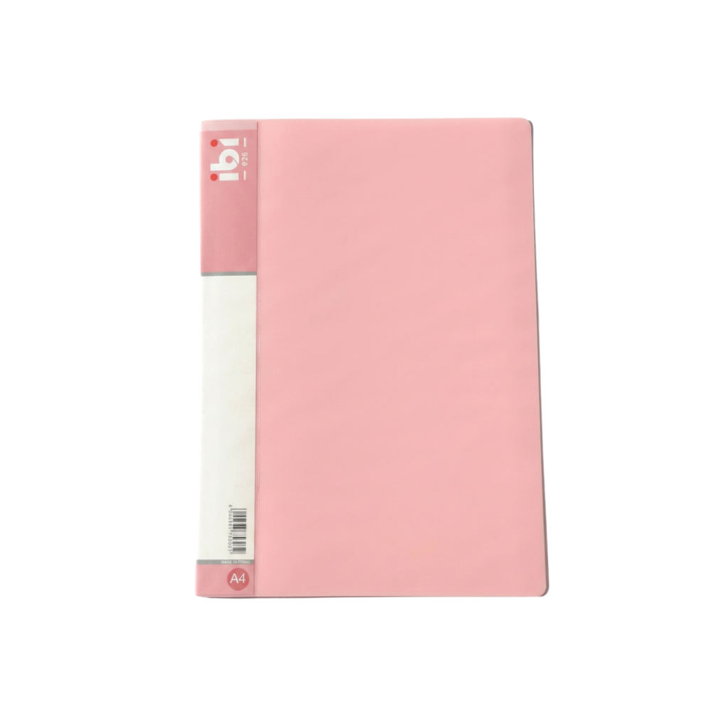 CARPETA A4 20 FOLIOS ROSA PASTEL
