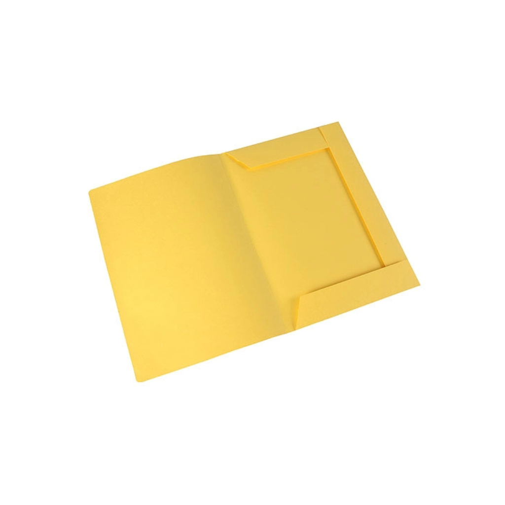 CARPETA CARTULINA 3 SOLAPA OFICIO 180GRS AMARILLO