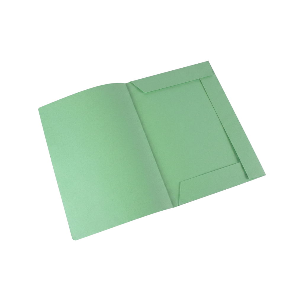 CARPETA CARTULINA 3 SOLAPA OFICIO 180GRS VERDE