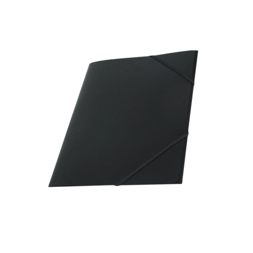 CARPETA OFICIO CON ELASTICO NEGRA P02F OMEGA IBI 076420