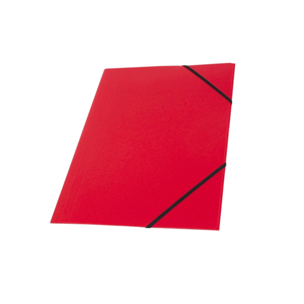 CARPETA OFICIO CON ELASTICO ROJO IBI 076425