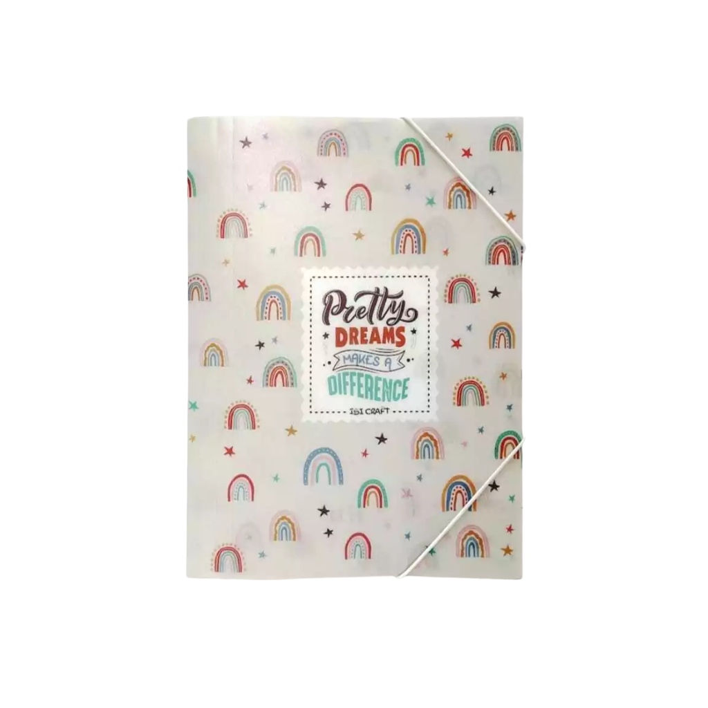 CARPETA PLASTICA ELASTICO IBI A4 PRETTY DREAMS 076396