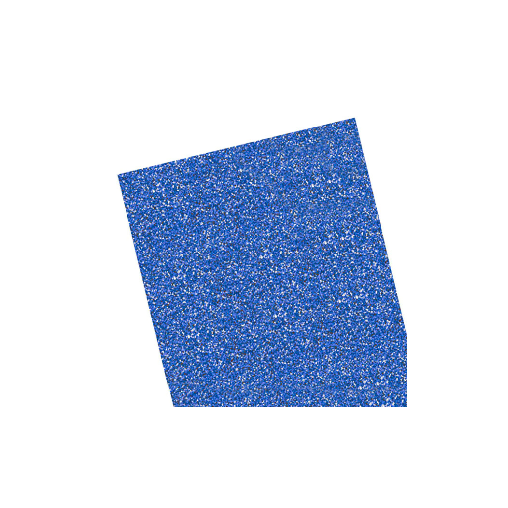 CARTULINA GLITTER 35X50CM 250GRS AZUL 648426 X 10 UNID.