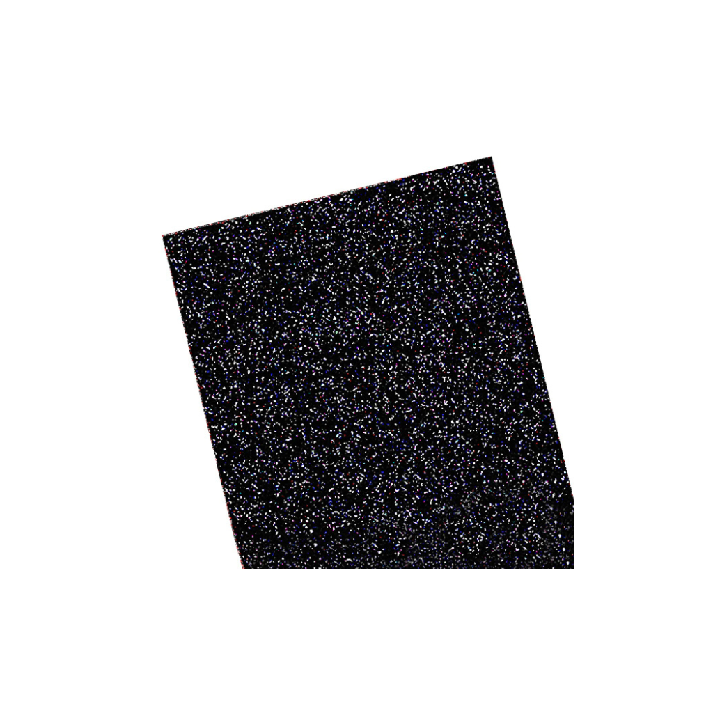 CARTULINA GLITTER 35X50CM 250GRS NEGRO 648434