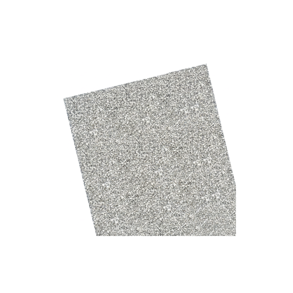 CARTULINA GLITTER 35X50CM 250GRS PLATA 648421 X 10 UNID.