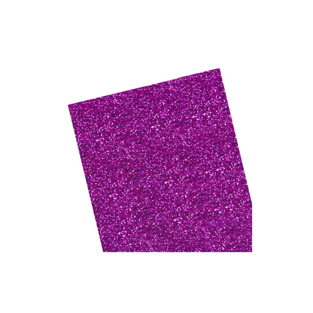 CARTULINA GLITTER 35X50CM 250GRS VIOLETA 648436 X 10 UNID.