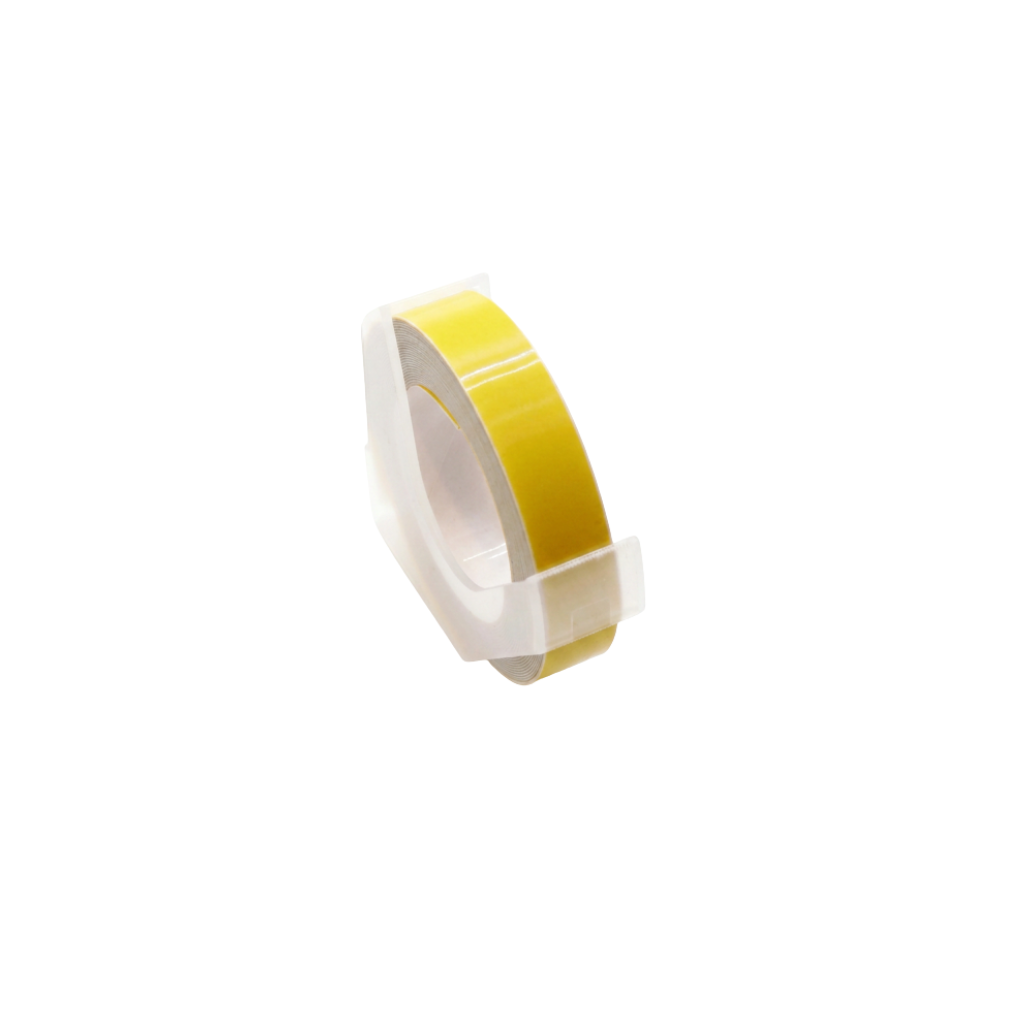 CINTA MOTEX P/ ROTULAR 9 MM*3MTS. AMARILLO 800612