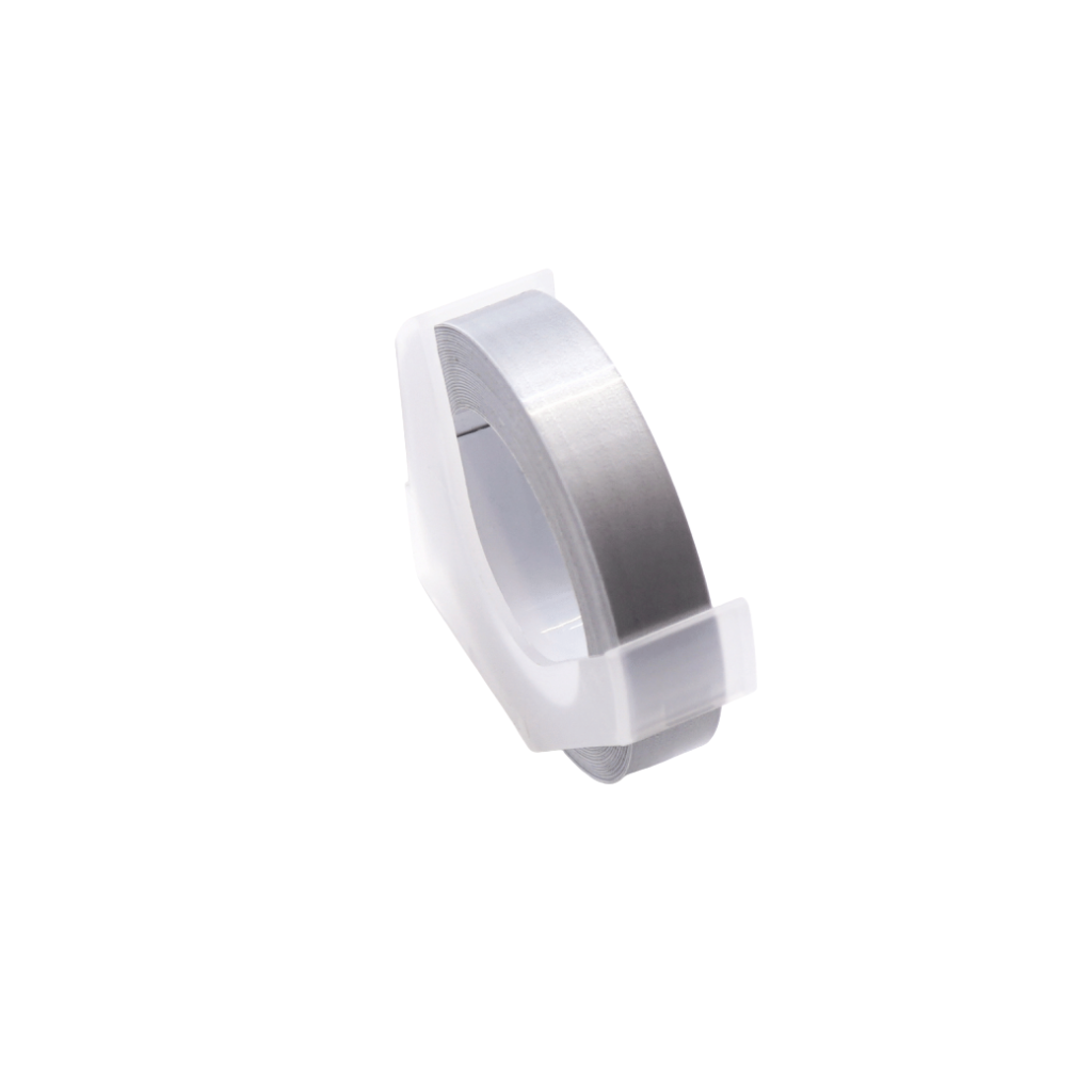 CINTA MOTEX P/ ROTULAR 9 MM*3MTS. PLATA 800622