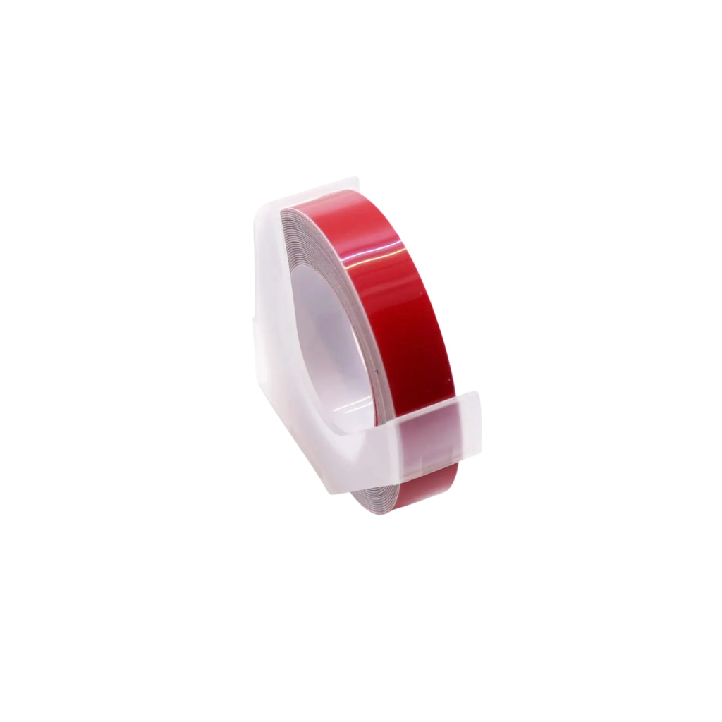 CINTA MOTEX P/ ROTULAR 9 MM*3MTS. ROJO 800614