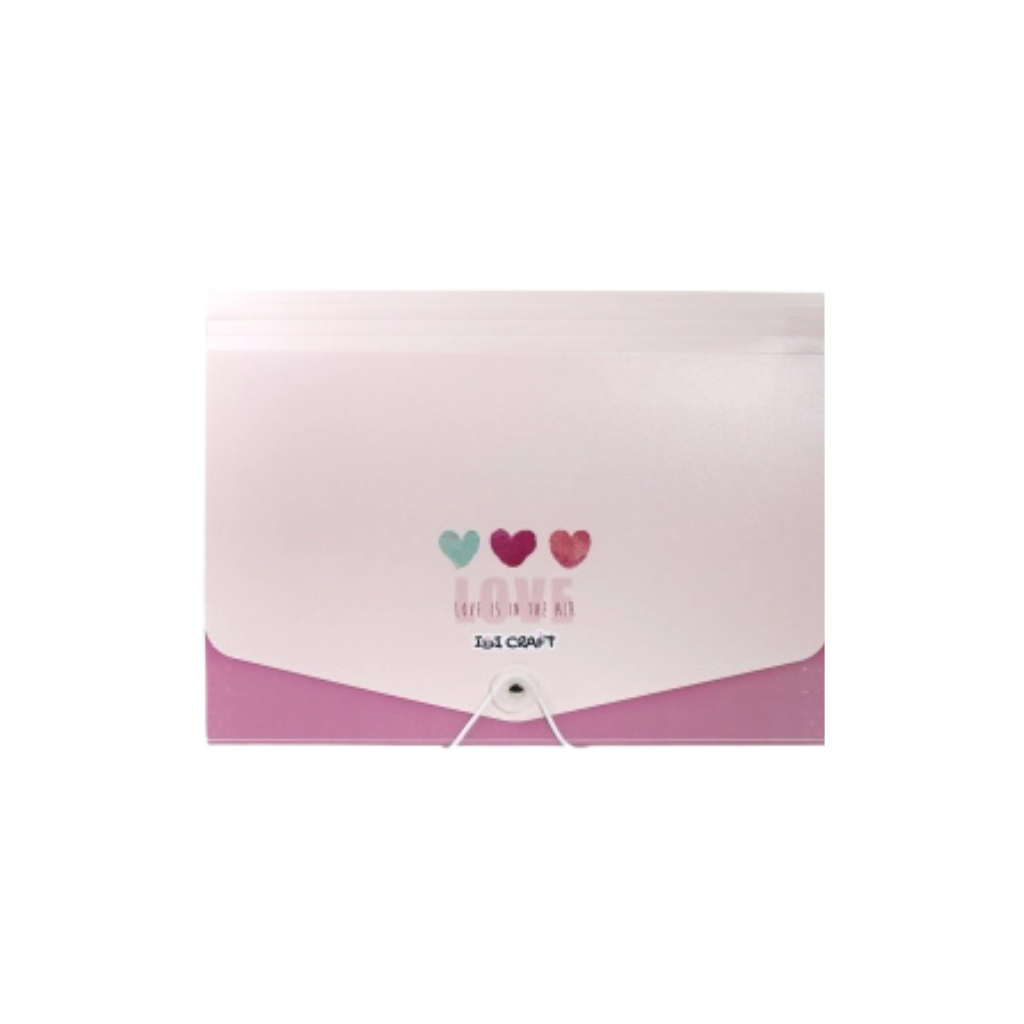 CLASIFICADOR FUELLE IBICRAFT A4 HEARTS 076574