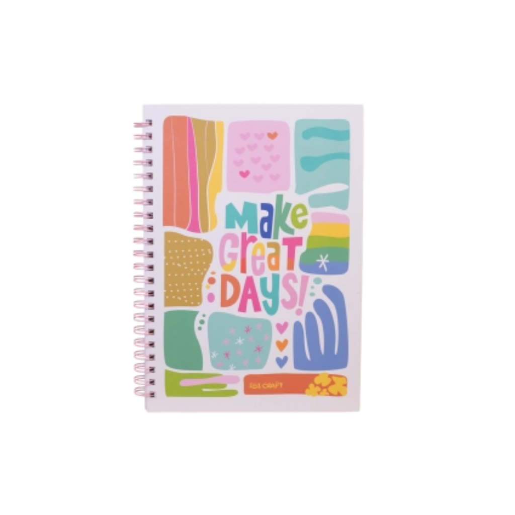CUADERNO A4 ESPIRALADO 96HJS T/DURA IBICRAFT MAKE 116110