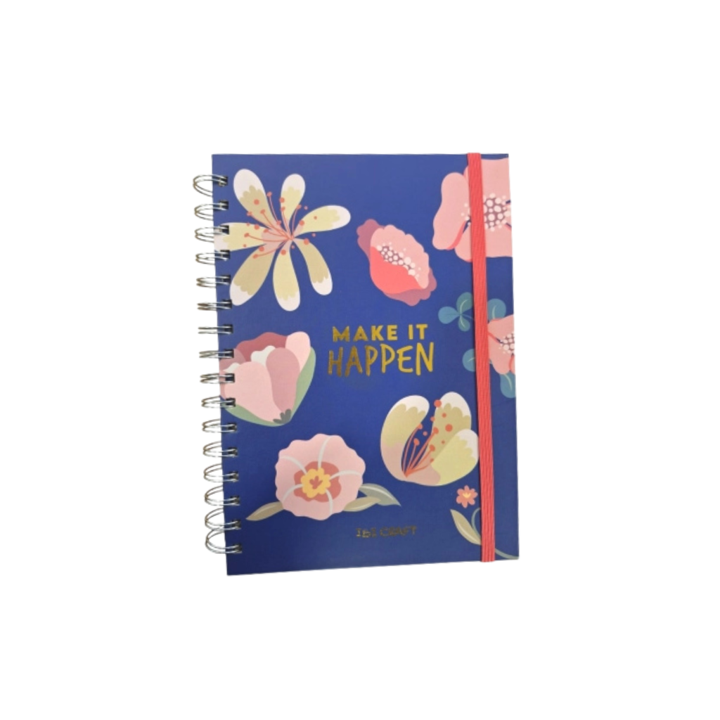 CUADERNO ESPIRAL 80HJS +REGLA+STICKERS (PLANNER) 115300