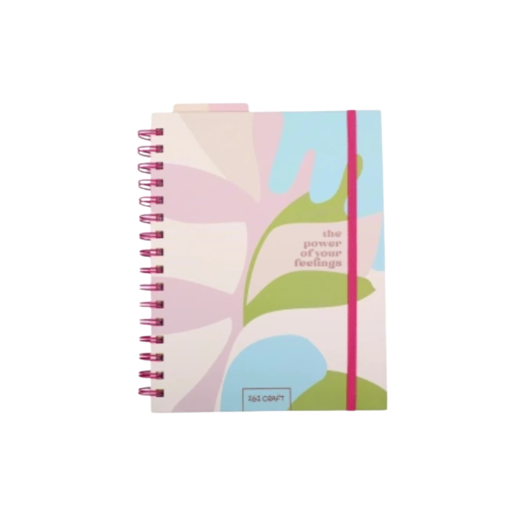 CUADERNO SPIRIT ESPIRAL 150HJS + STICKERS + REGLA 115110