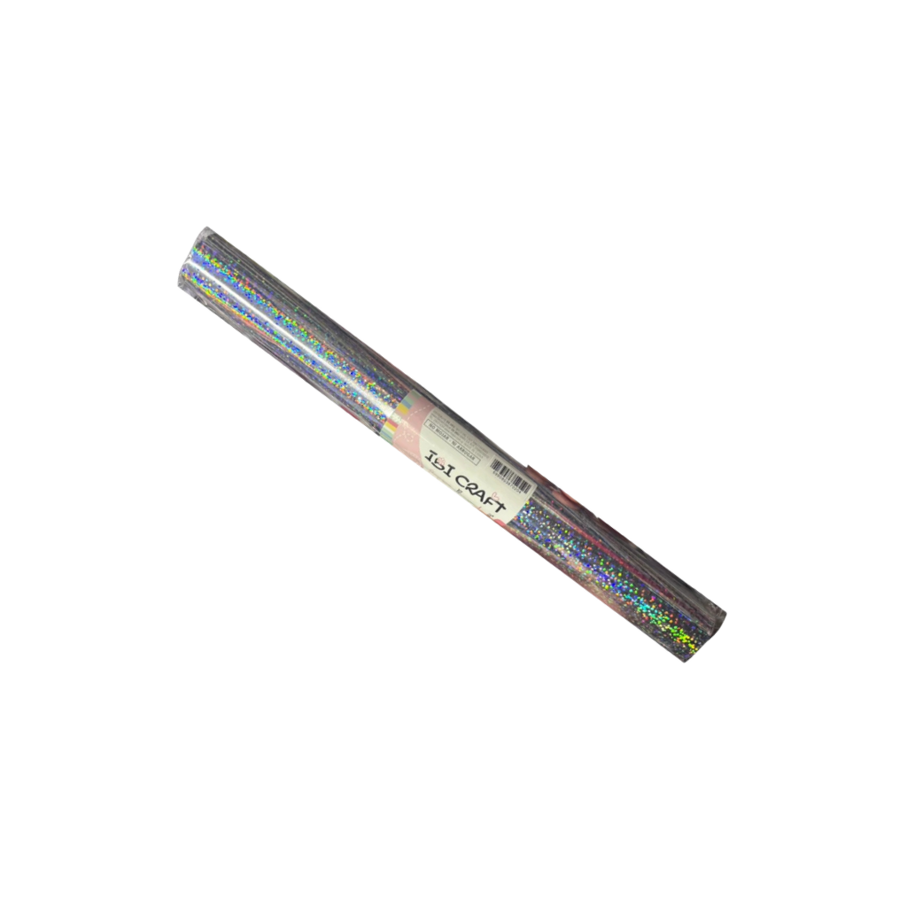 FOIL REACTIVO TONER 0.32 * 5 MTS GLITTER PLATA 700422