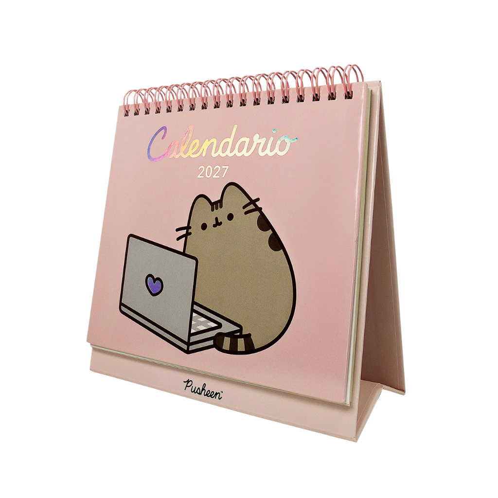 CALENDARIO DE ESCRITORIO MOOVING 2027 PUSHEEN 16.5X16CM 1421207