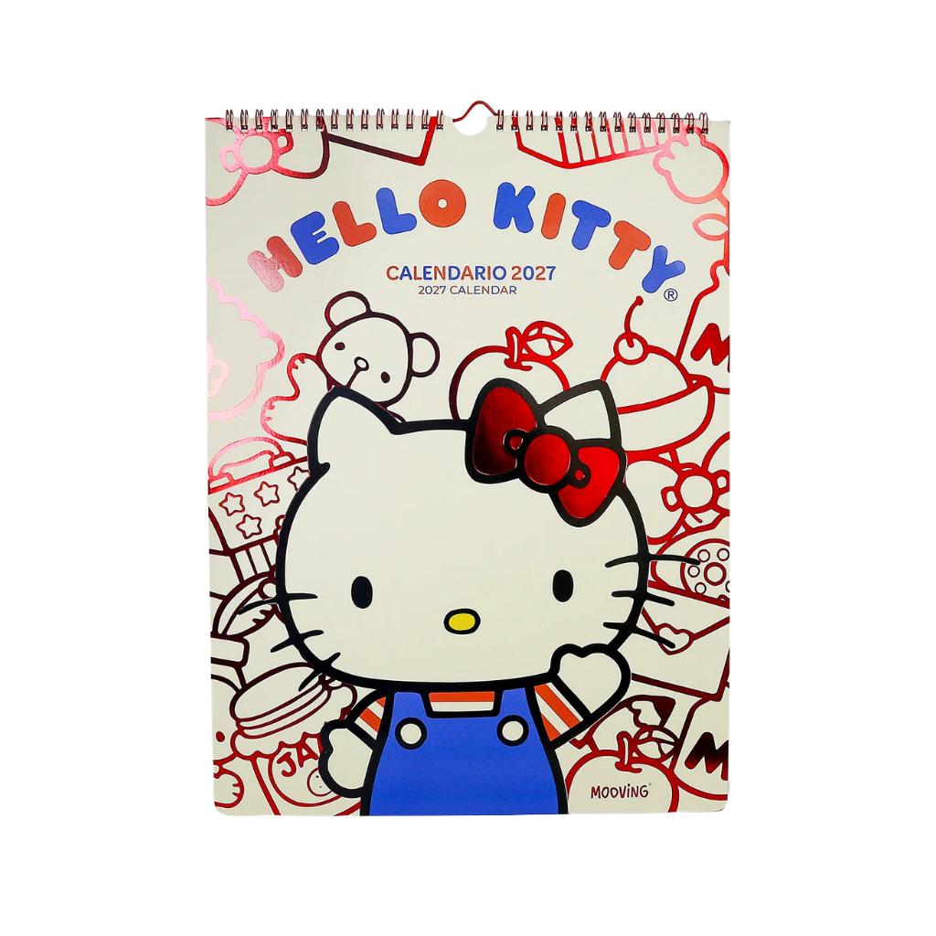 CALENDARIO MOOVING 2027 HELLO KITTY 30X40CM 1419165