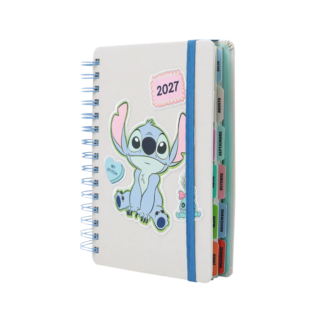 AGENDA MOOVING 2027 STITCH 14X20 DIA POR PAGINA 1418246 