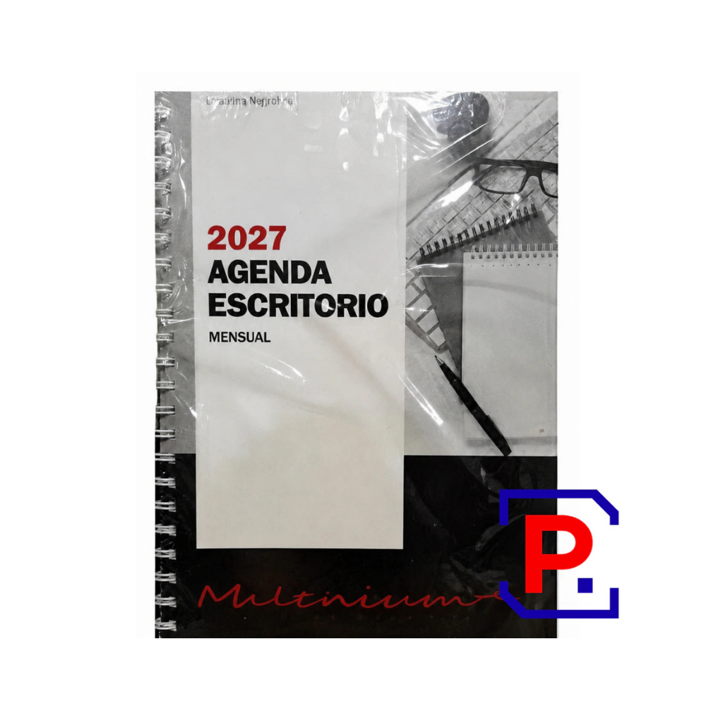 AGENDA DE ESCRITORIO CA50 MENSUAL, MES A LA VISTA A4 2027