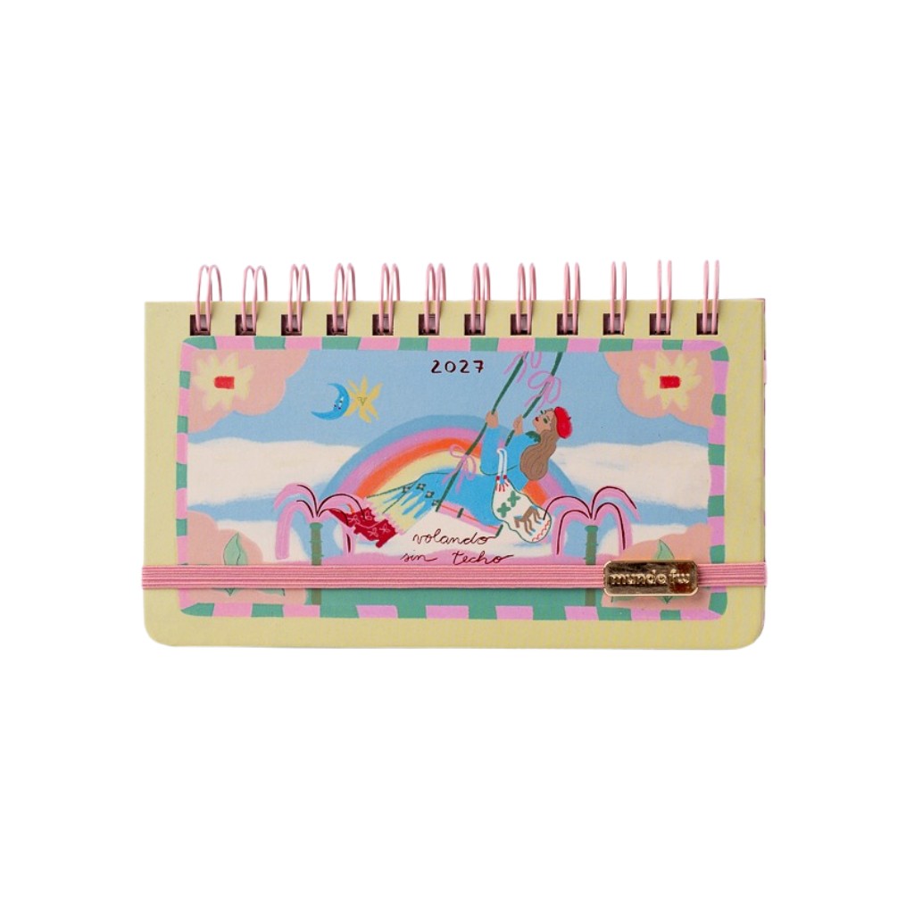 AGENDA FW 2027 FORTUNA POCKET ESPIRALADA 17X9CM SEMANA A LA VISTA 203773 M1