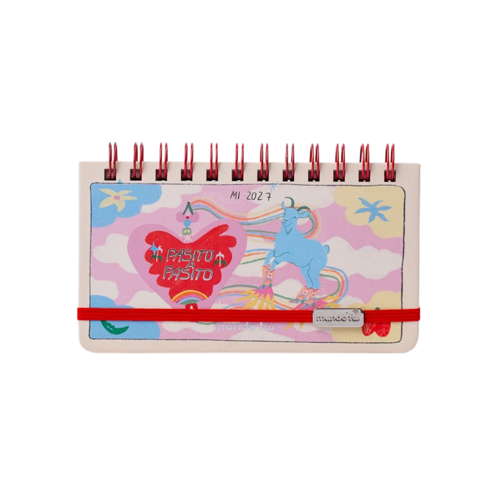 AGENDA FW 2027 FORTUNA POCKET ESPIRALADA 17X9CM SEMANA A LA VISTA 203773 M2