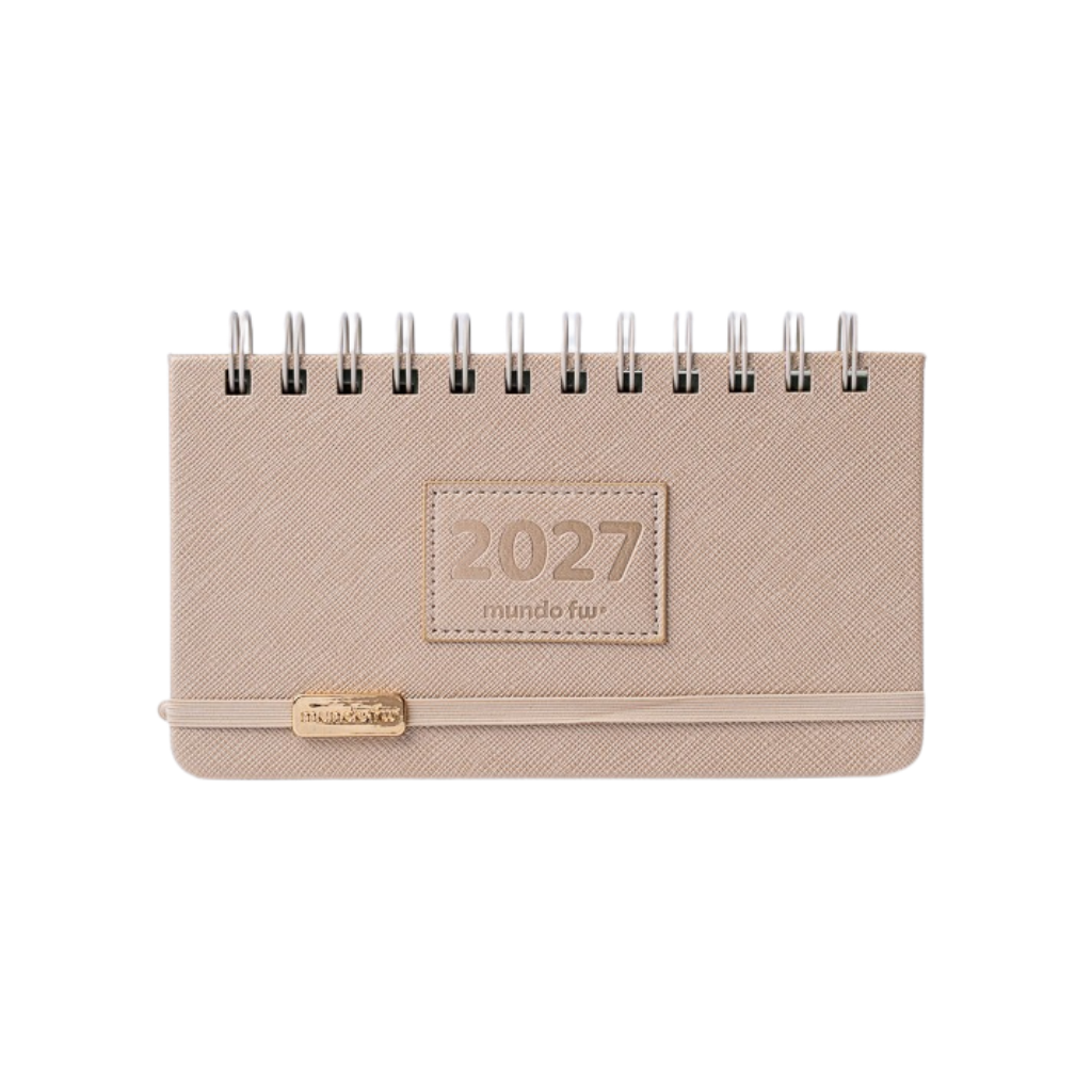 AGENDA FW 2027 MINIMALISTA POCKET ESPIRALADA 17X9CM SEMANA A LA VISTA 203778 M1