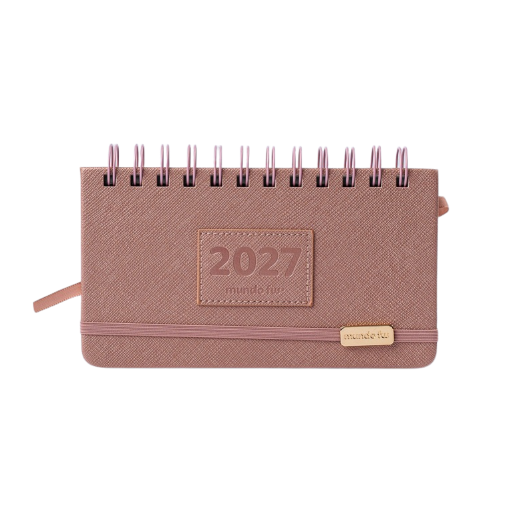 AGENDA FW 2027 MINIMALISTA POCKET ESPIRALADA 17X9CM SEMANA A LA VISTA 203778 M2
