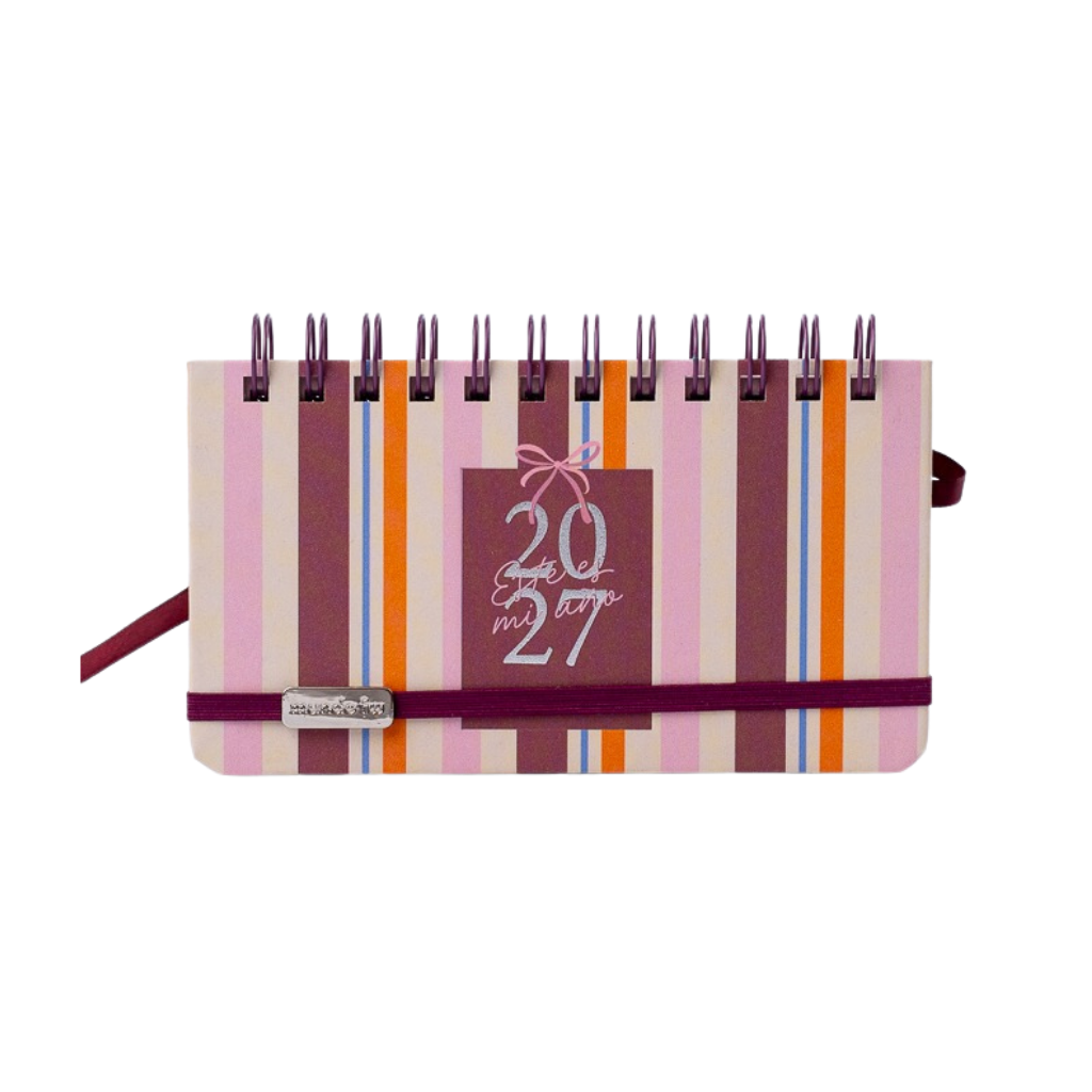 AGENDA FW 2027 SIMPLY AWESOME POCKET ESPIRALADA 17X9CM SEMANA A LA VISTA 203775 M2