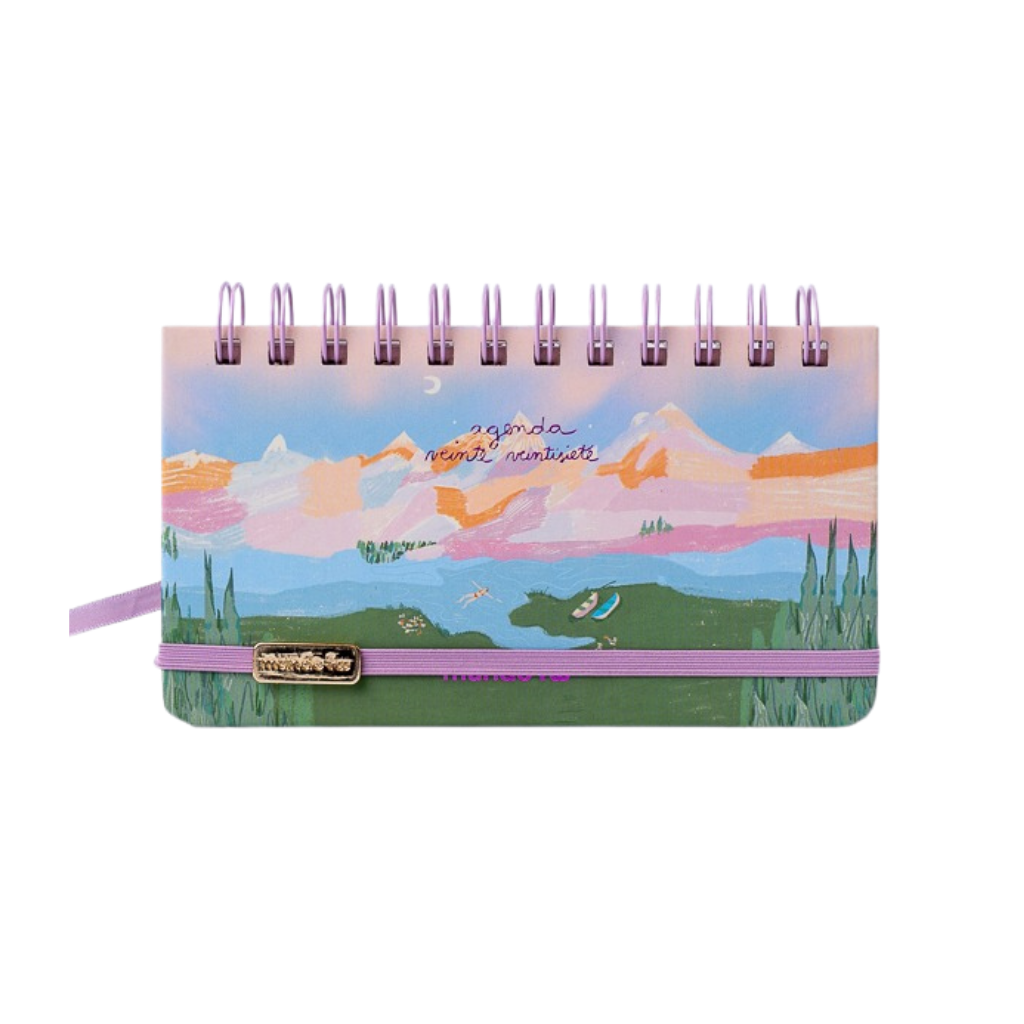 AGENDA FW 2027 LAND POCKET ESPIRALADA 17X9CM SEMANA A LA VISTA 203772 M1