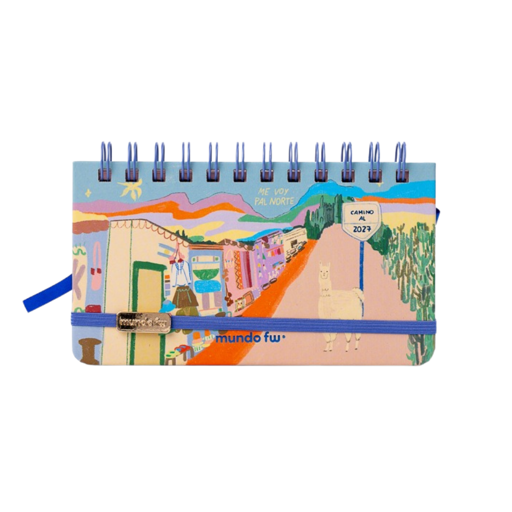 AGENDA FW 2027 LAND POCKET ESPIRALADA 17X9CM SEMANA A LA VISTA 203772 M2