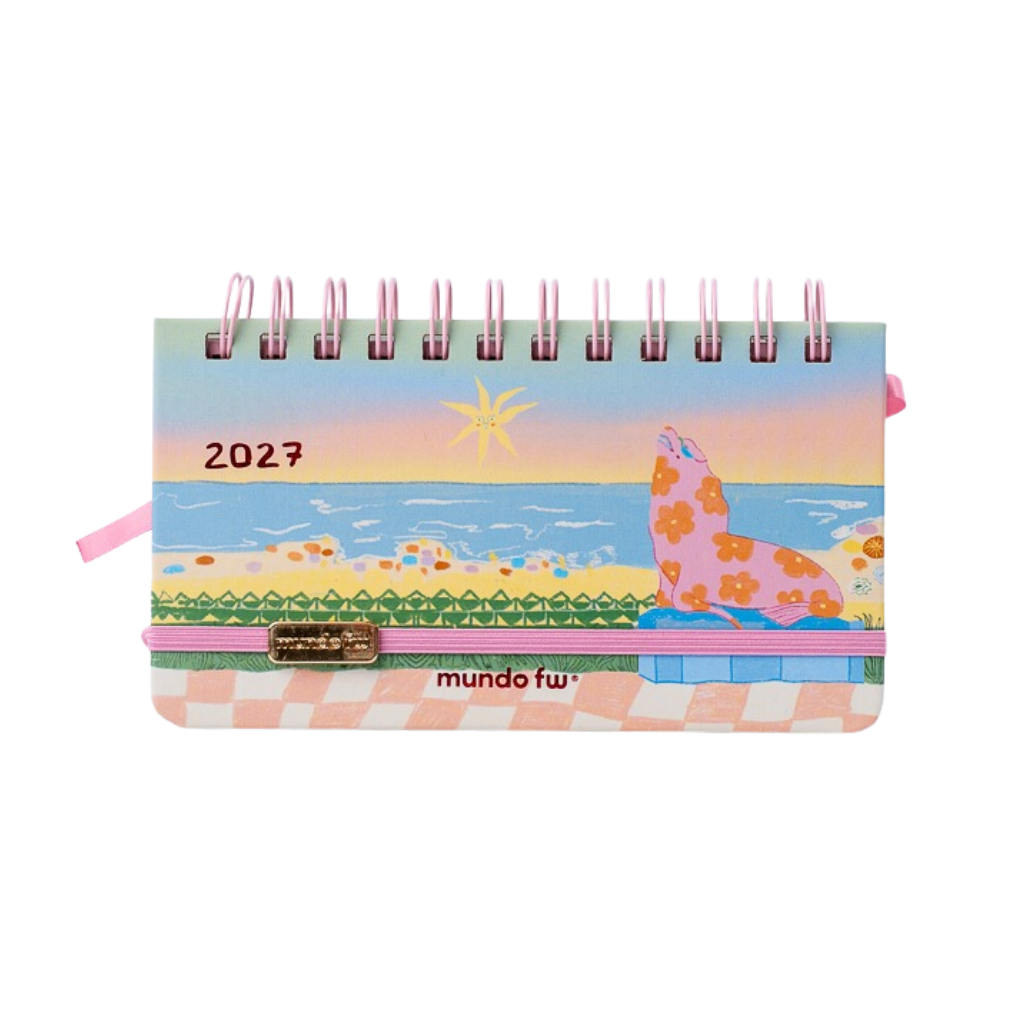 AGENDA FW 2027 LAND POCKET ESPIRALADA 17X9CM SEMANA A LA VISTA 203772 M3