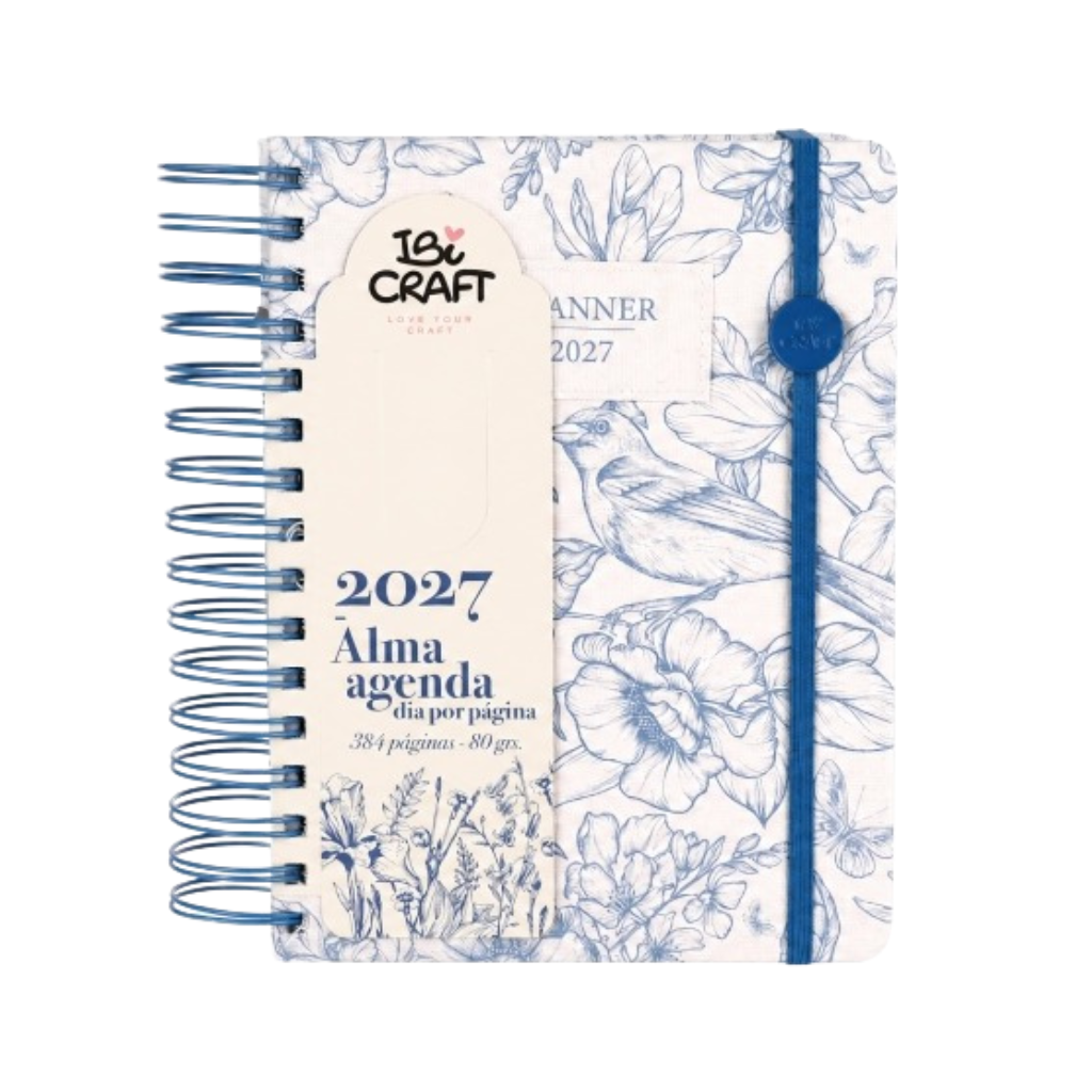 AGENDA DIA POR PAGINA 384HJS +REGLA+STICKERS ALMA 115360