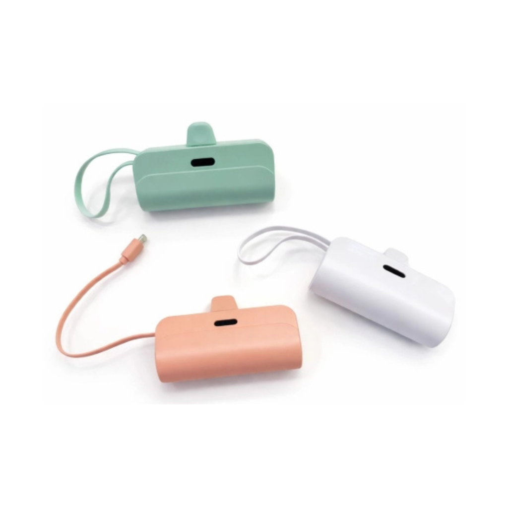 MINI CARGADOR 2 EN 1 IBICRAFT (TIPO C Y IPHONE) 970080 VERDE