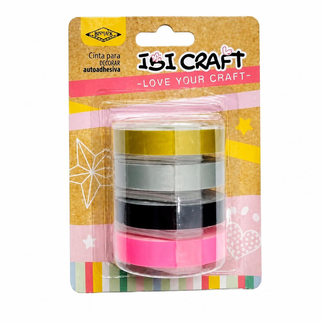 MOTEX CINTA P/ROTULAR 9MMX3MTS SET X4 ESPECIAL