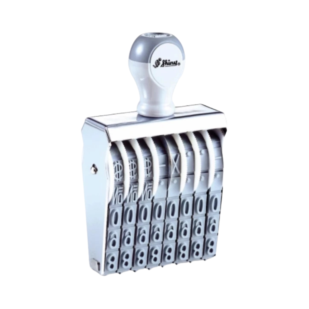 NUMERADOR SHINY N-18 9MM 8 BANDAS 840207