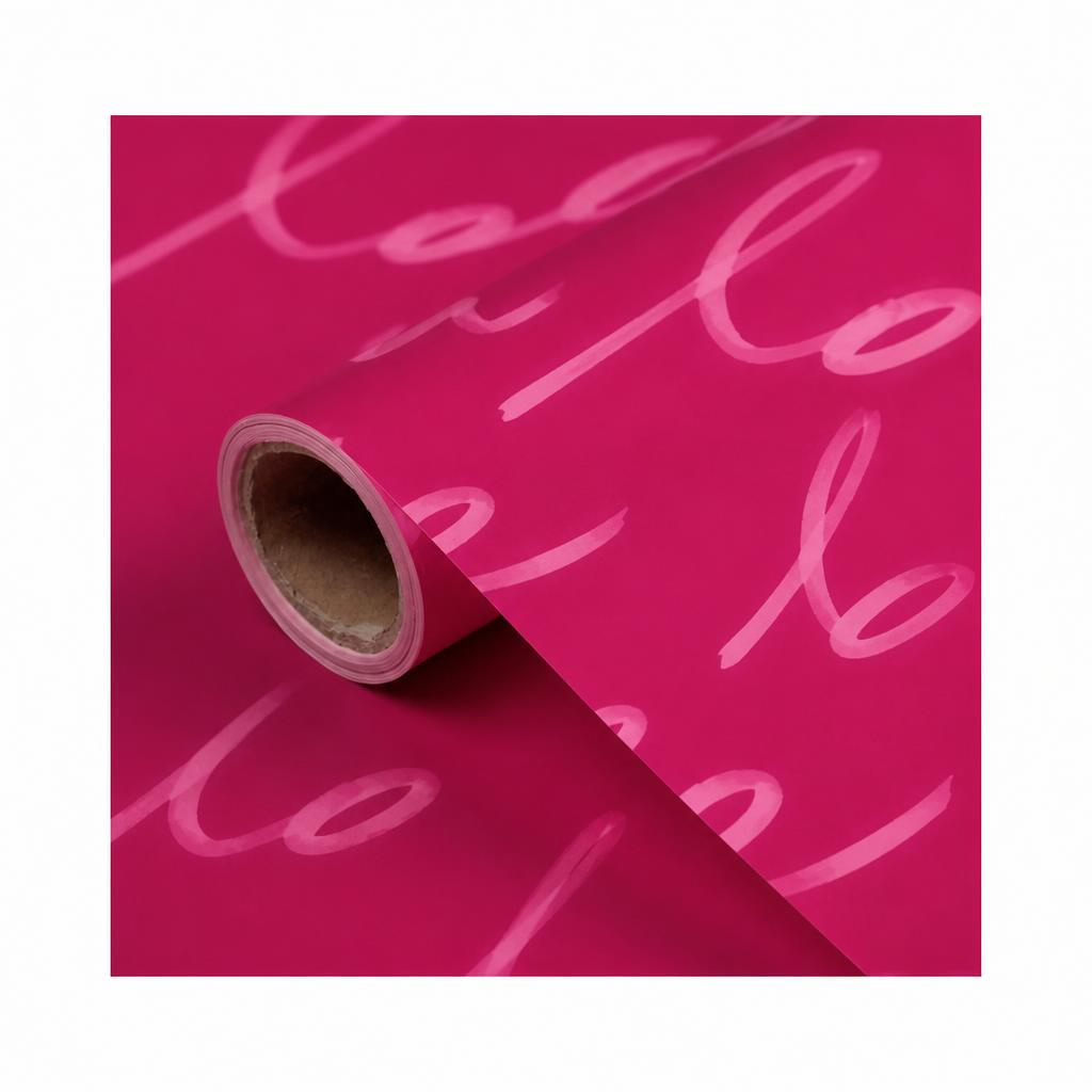 PAPEL COREANO 57 X 57CM FUCSIA + ROSA CLARO (LOVE) 647022 PAQ X 20 UNID