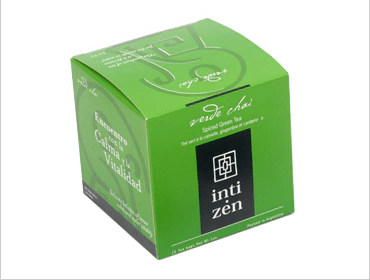 Té Verde Chai (Té verde con Canela, Jengibre y Cardamomo) - Inti Zen - 15 saquitos.