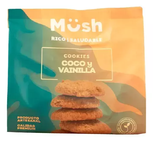 Galletitas de Coco y Vainilla - Mush - 120 gr.