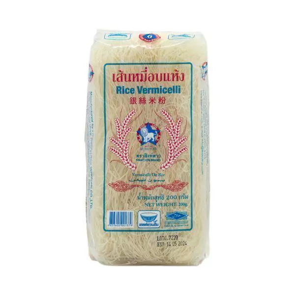 Fideos de Arroz Vermicelli - Lion Star - 200 gr.