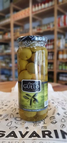 Aceitunas Verdes Descarozadas - Famiglia Gullo - 330 gr.