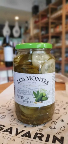 Pepinos Dulces Feteados - Los Montes - 660 gr.