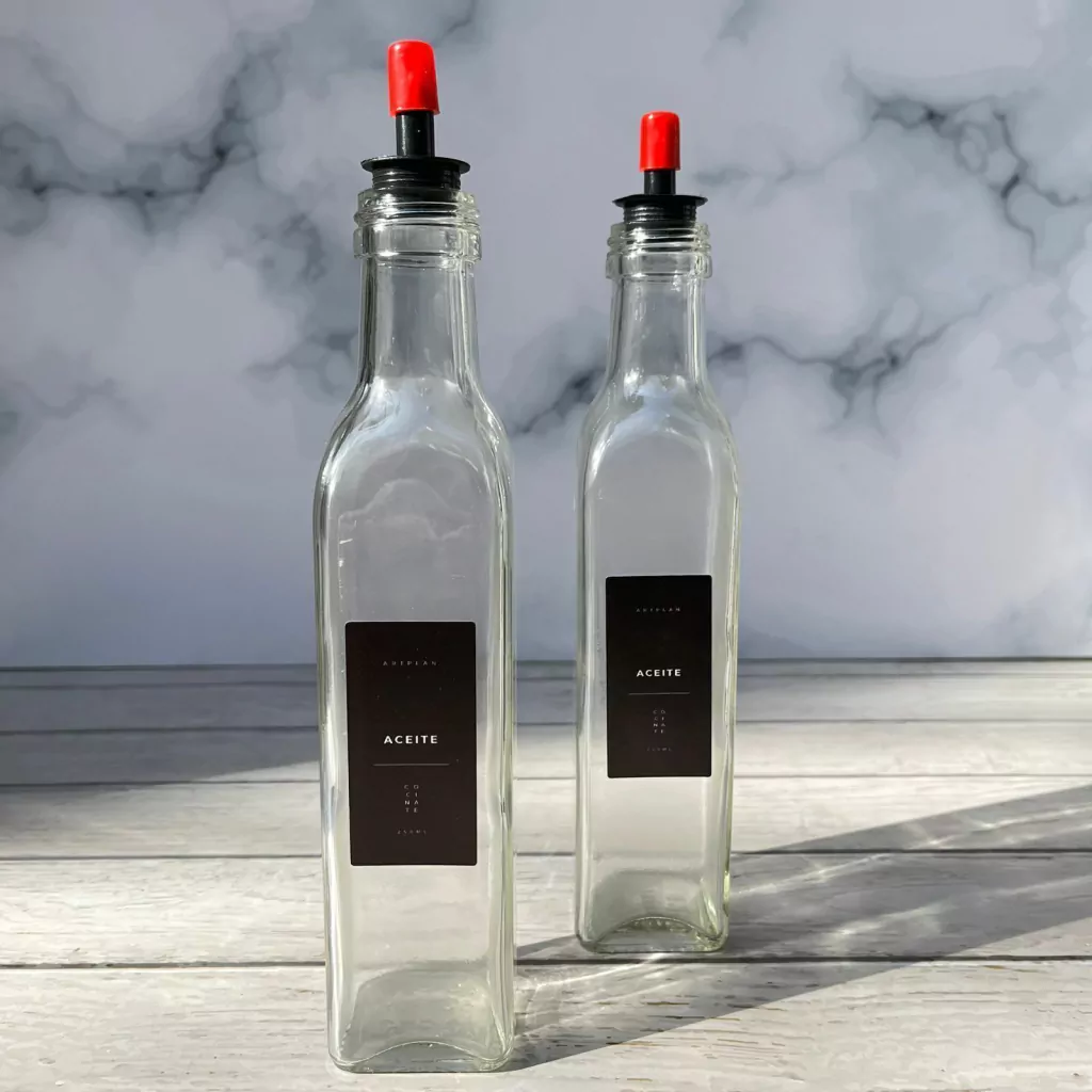 Botella de Vidrio para Aceite/Viangre 400ml