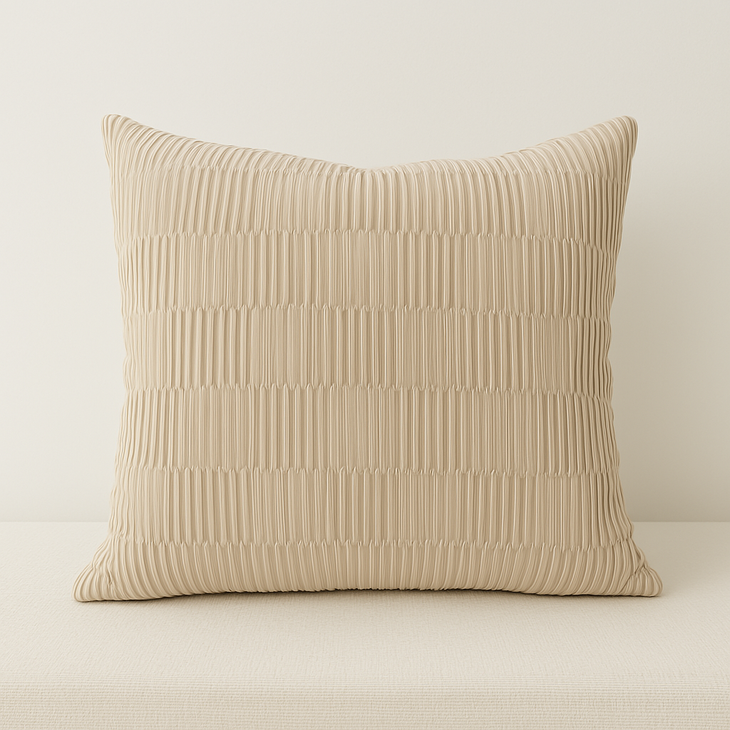 Funda de almohadón Valencia Beige 45x45