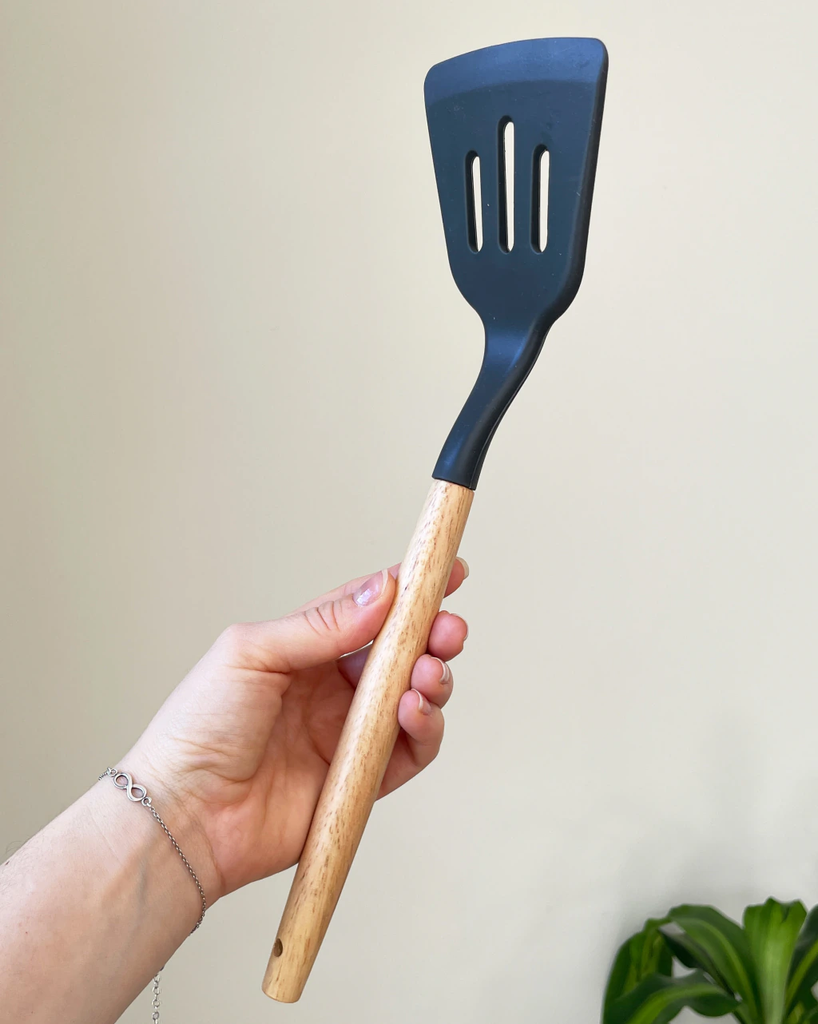 Set x 11 Utensilios de Cocina Gris Oscuro