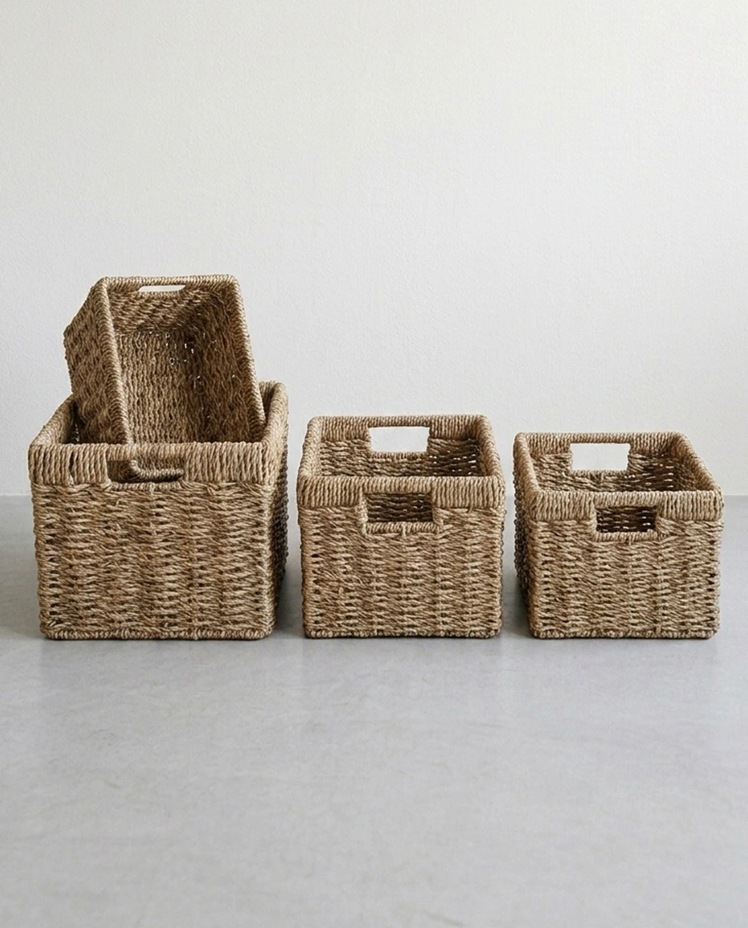 Set x 4 Cajas Estambul Seagrass