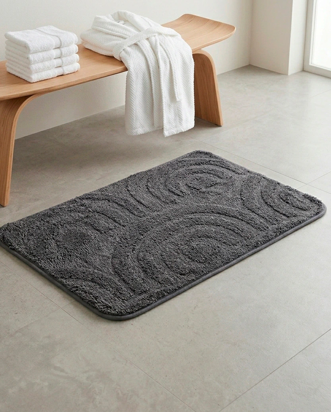 Alfombra Iris 50 x 80 Gris Oscuro
