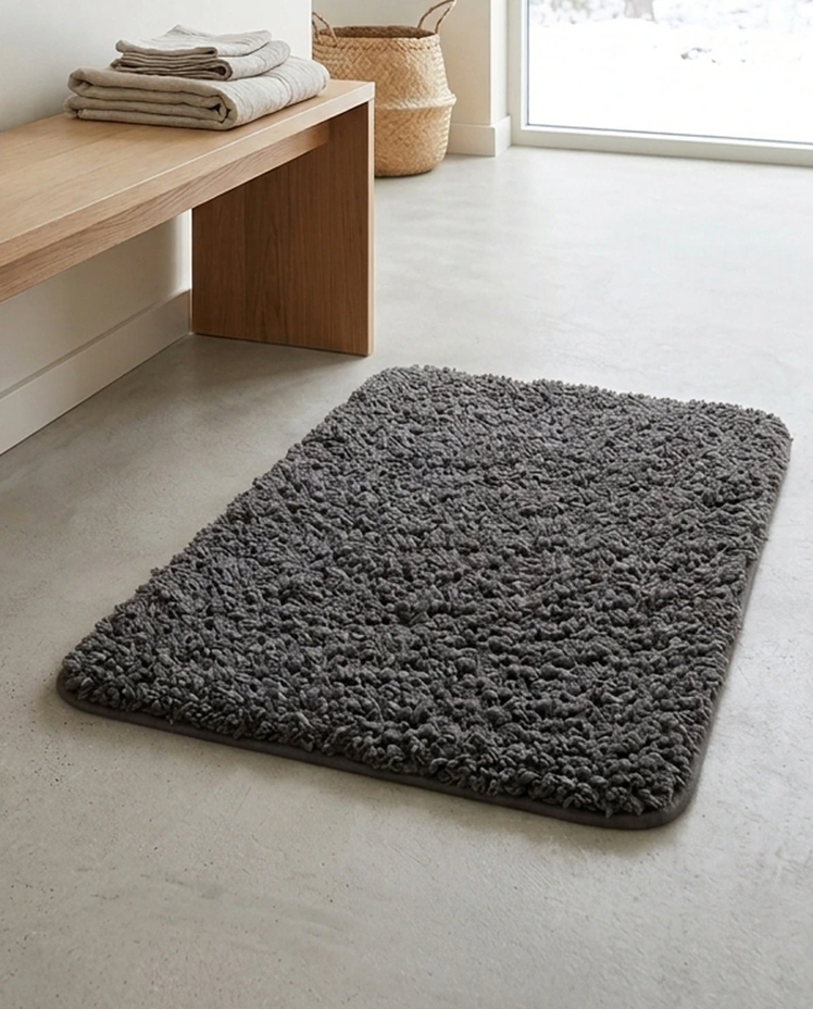 Alfombra Estonia 40 x 60 Gris Grafito