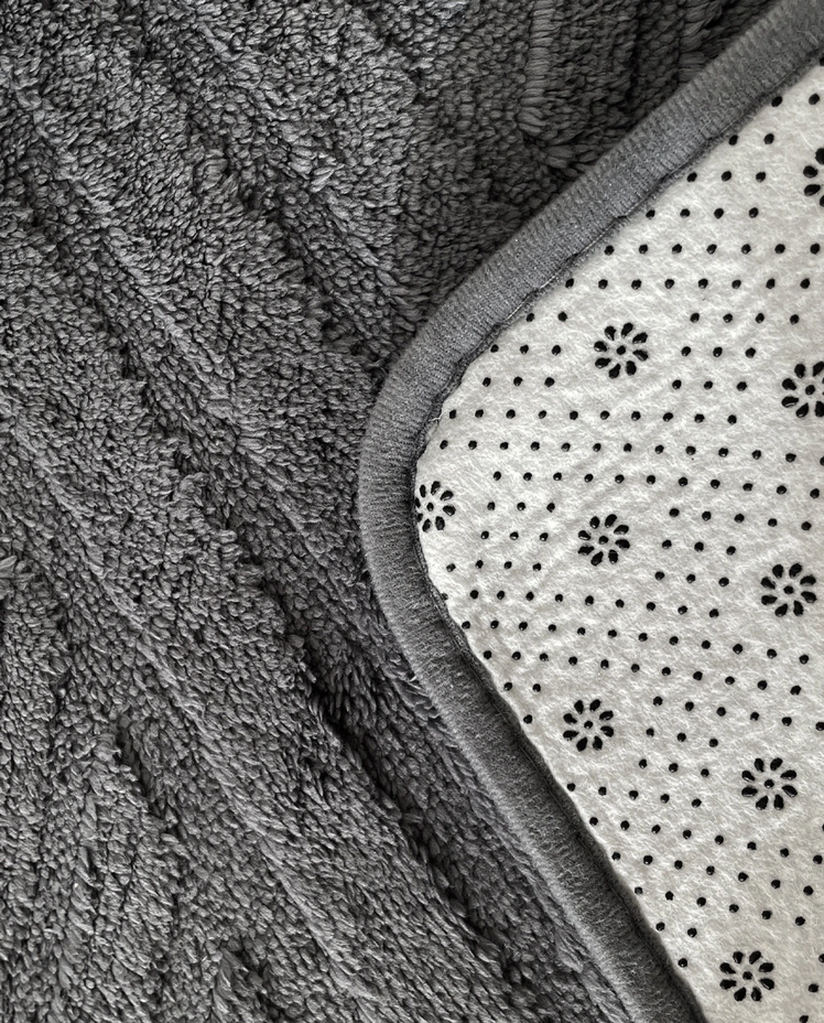 Alfombra Vitta 40 x 60 Gris Grafito