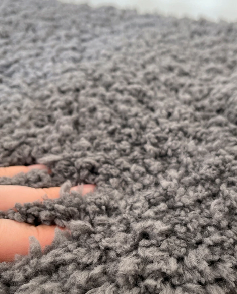 Alfombra Estonia 50 x 80 Gris Grafito