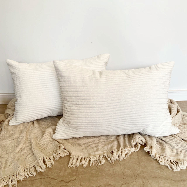 Funda de almohadón Roma Blanco 40x60